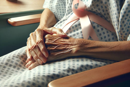 Patient is sitting in a comfortable chair