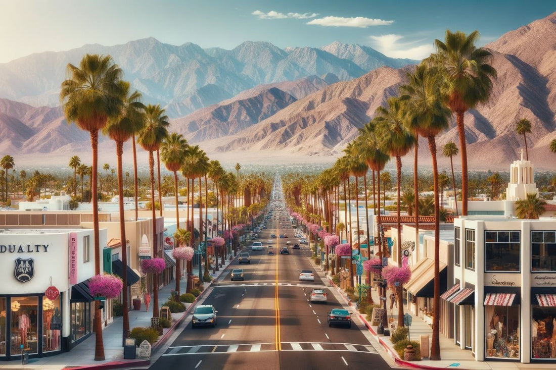 Scenery in Palm Springs California