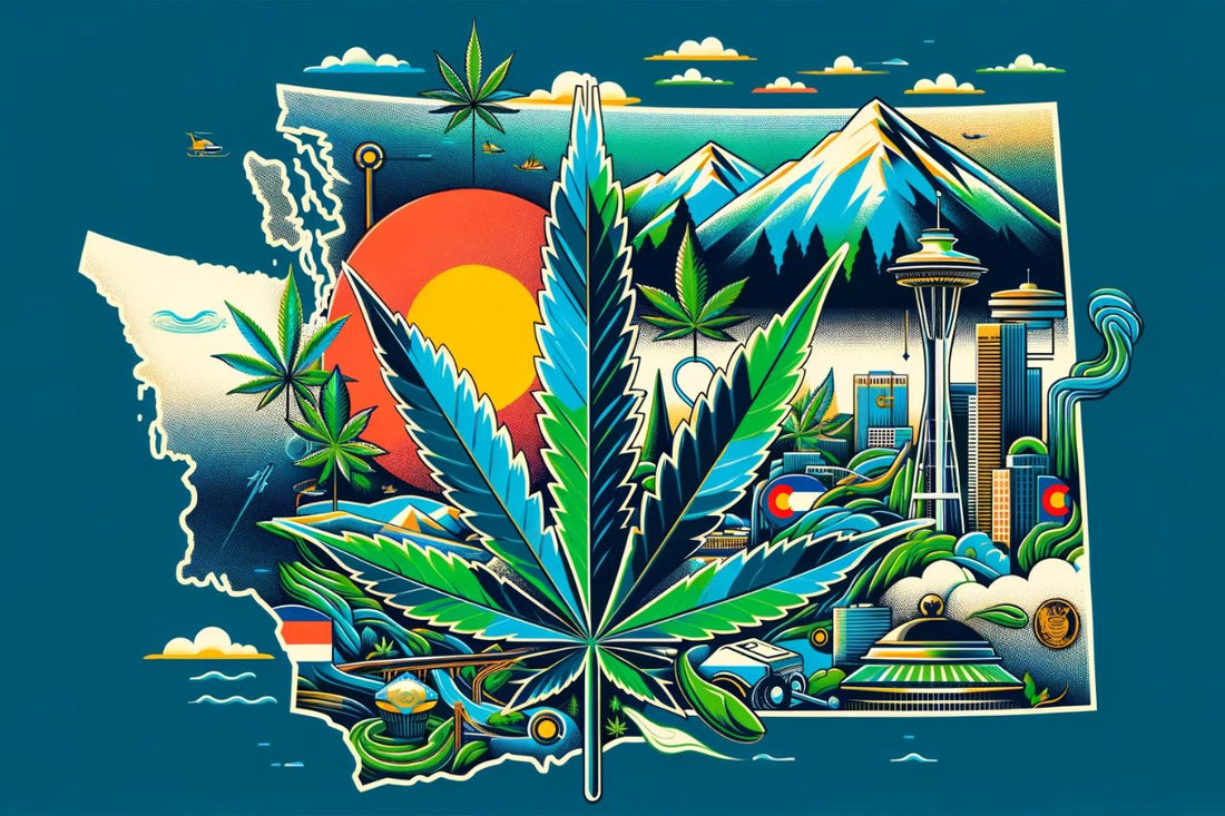 Colorado and Washington Iconic Landmark