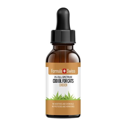 CBD Oil in MCT Oil with Chicken Aroma for Cats