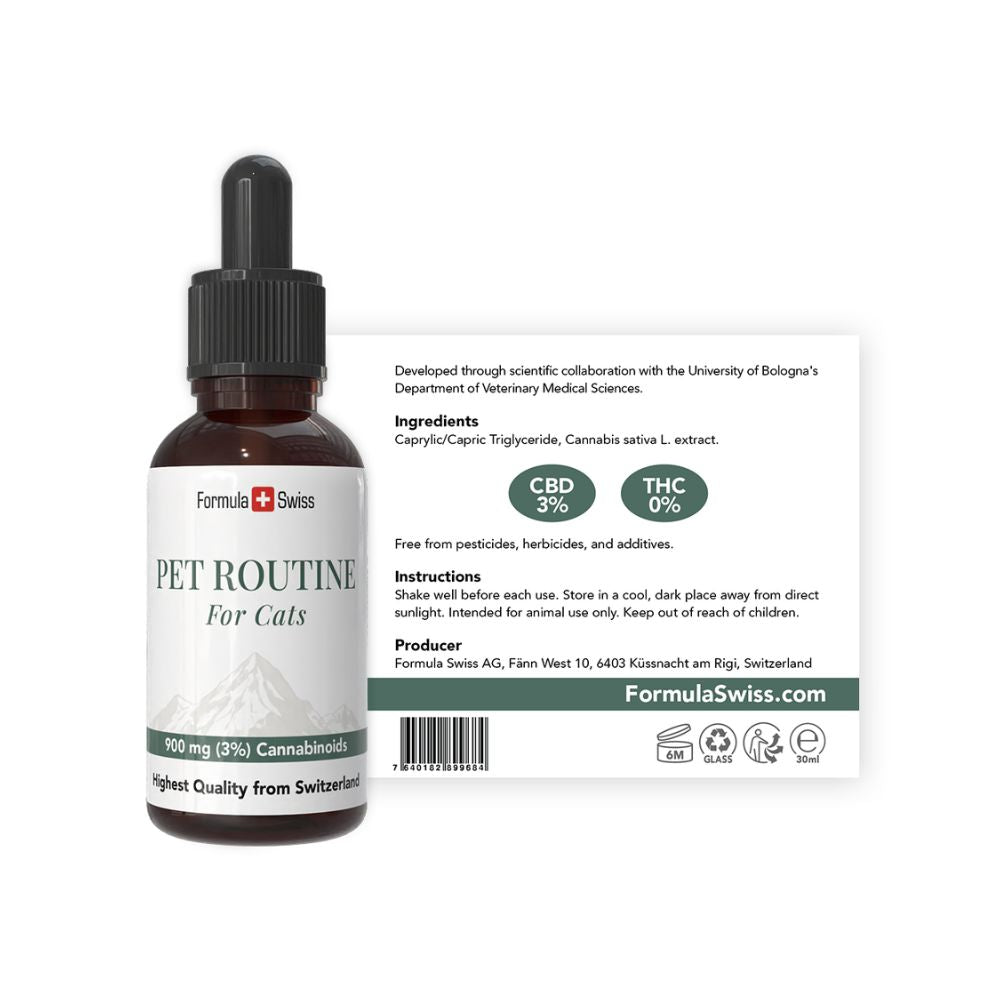 Pet Routine For Cats CBD Oil 3% CBD