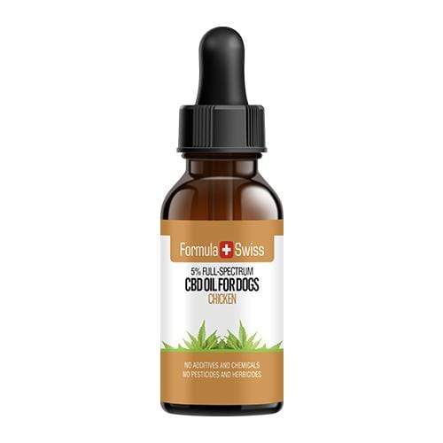 CBD oil in MCT oil with chicken aroma for dogs