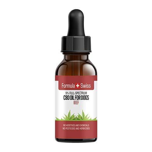 CBD oil in MCT oil with beef aroma for dogs