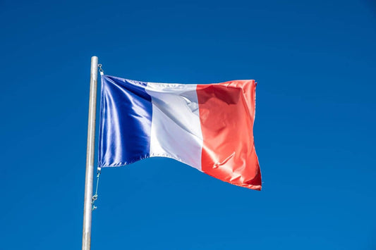 flag of France waving