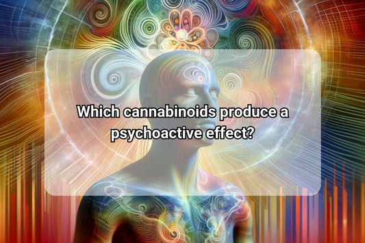 Which cannabinoids produce a psychoactive effect?