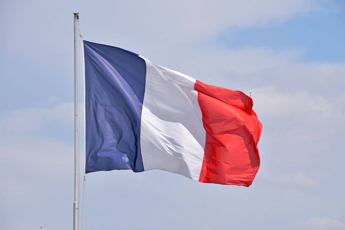 flag of France waving