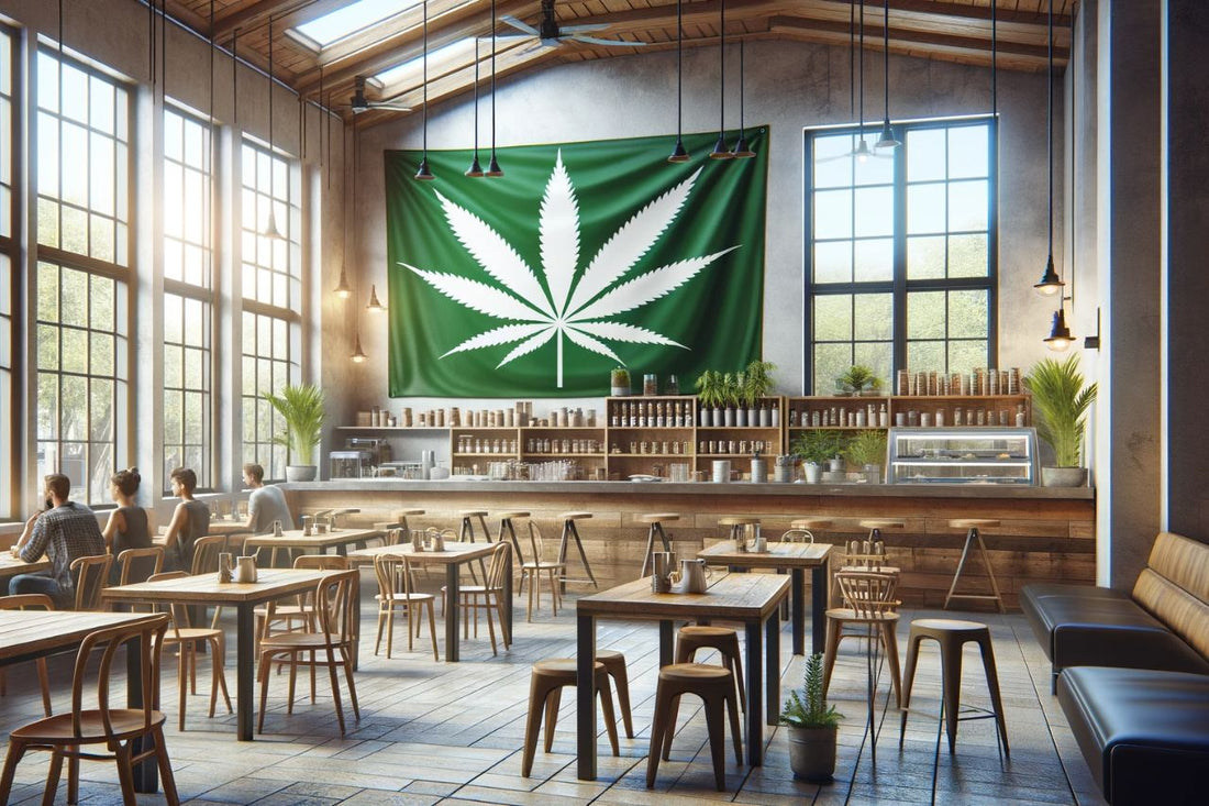 Cozy cannabis cafe