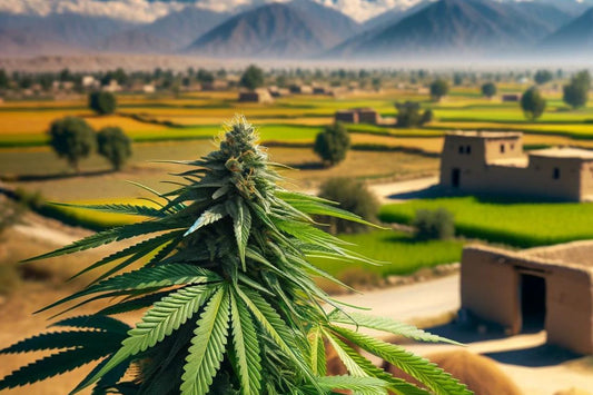 Cannabis Plant in Rural Pakistan