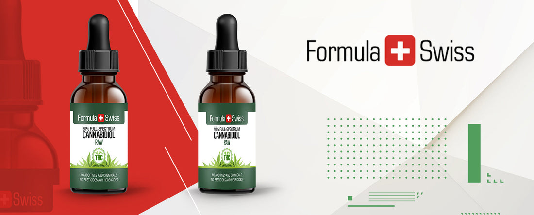 RAW CBD oils with 30% or 40% CBD in production