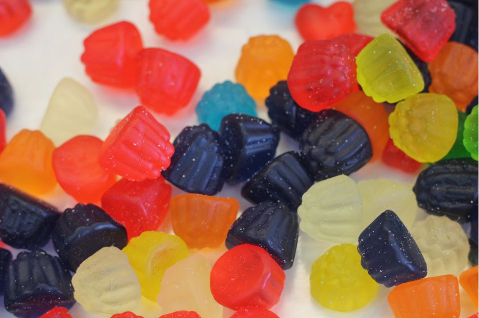 THC infused gummies