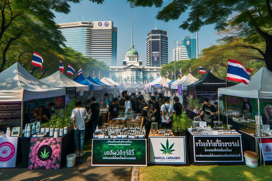 Cannabis fair in Thailand