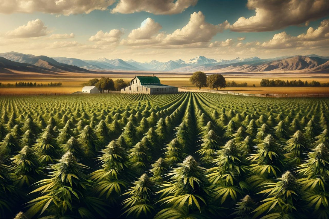 Cannabis field in USA