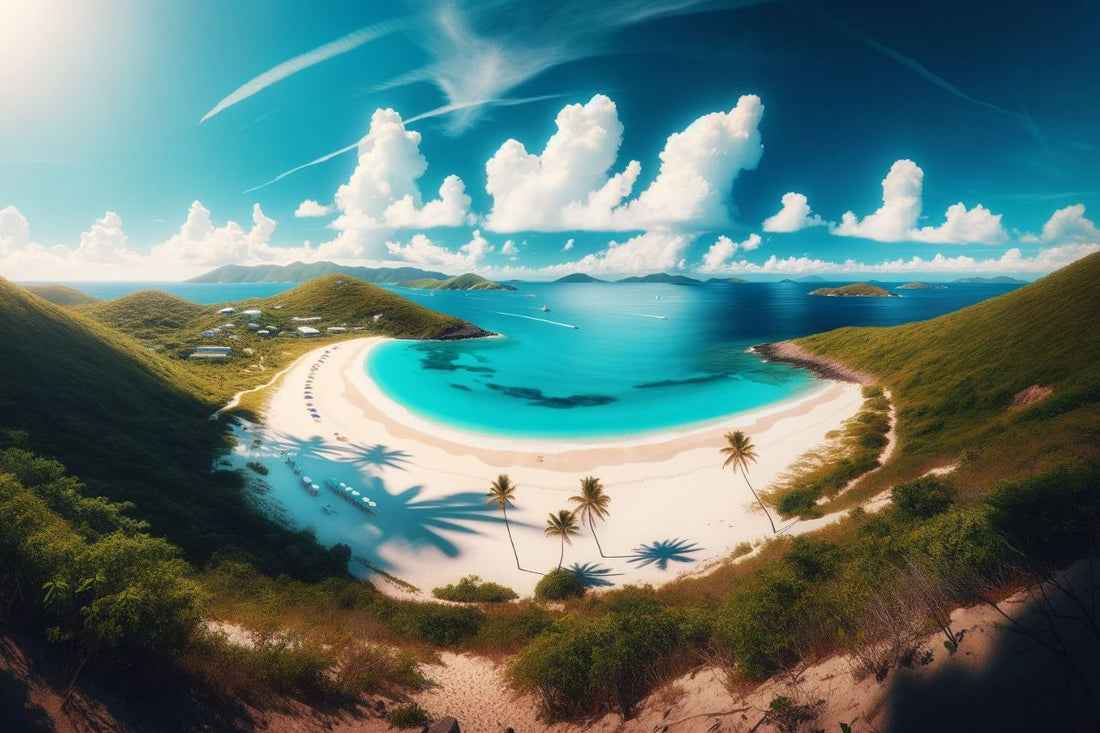 beach in the U.S. Virgin Islands