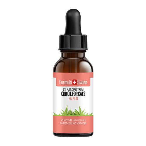 Cats CBD Oil in MCT Oil with Salmon Aroma