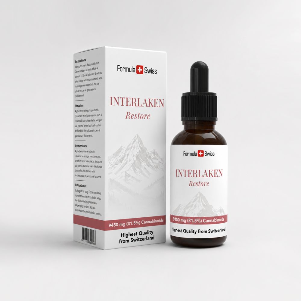 Interlaken Restore - 30 ml CBD olie