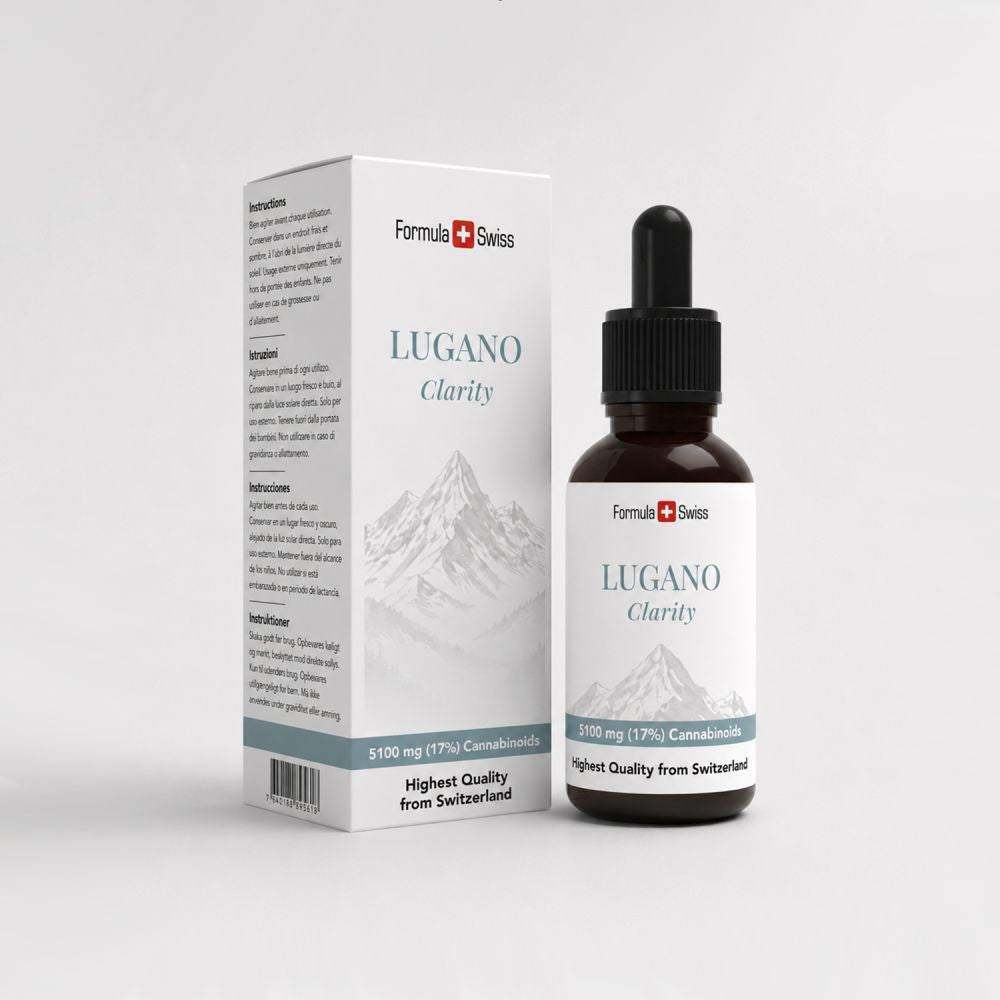 Lugano Clarity - 30 ml CBD olie
