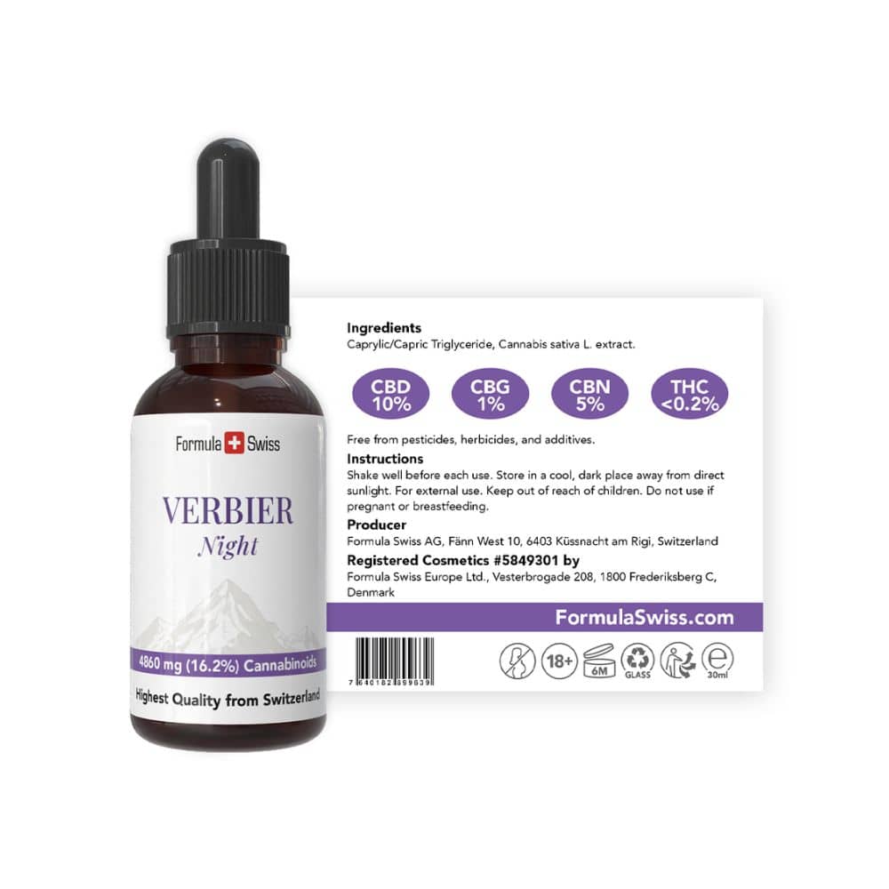 Verbier Night - 30 ml CBD-olie