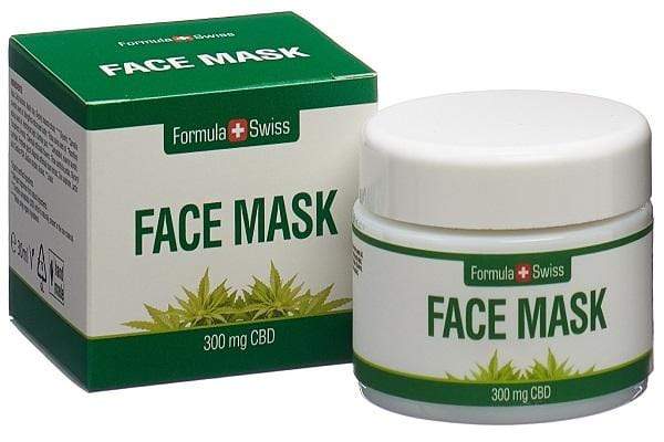 CBD face mask organic skincare product from Formula Swiss with natural hemp extract
